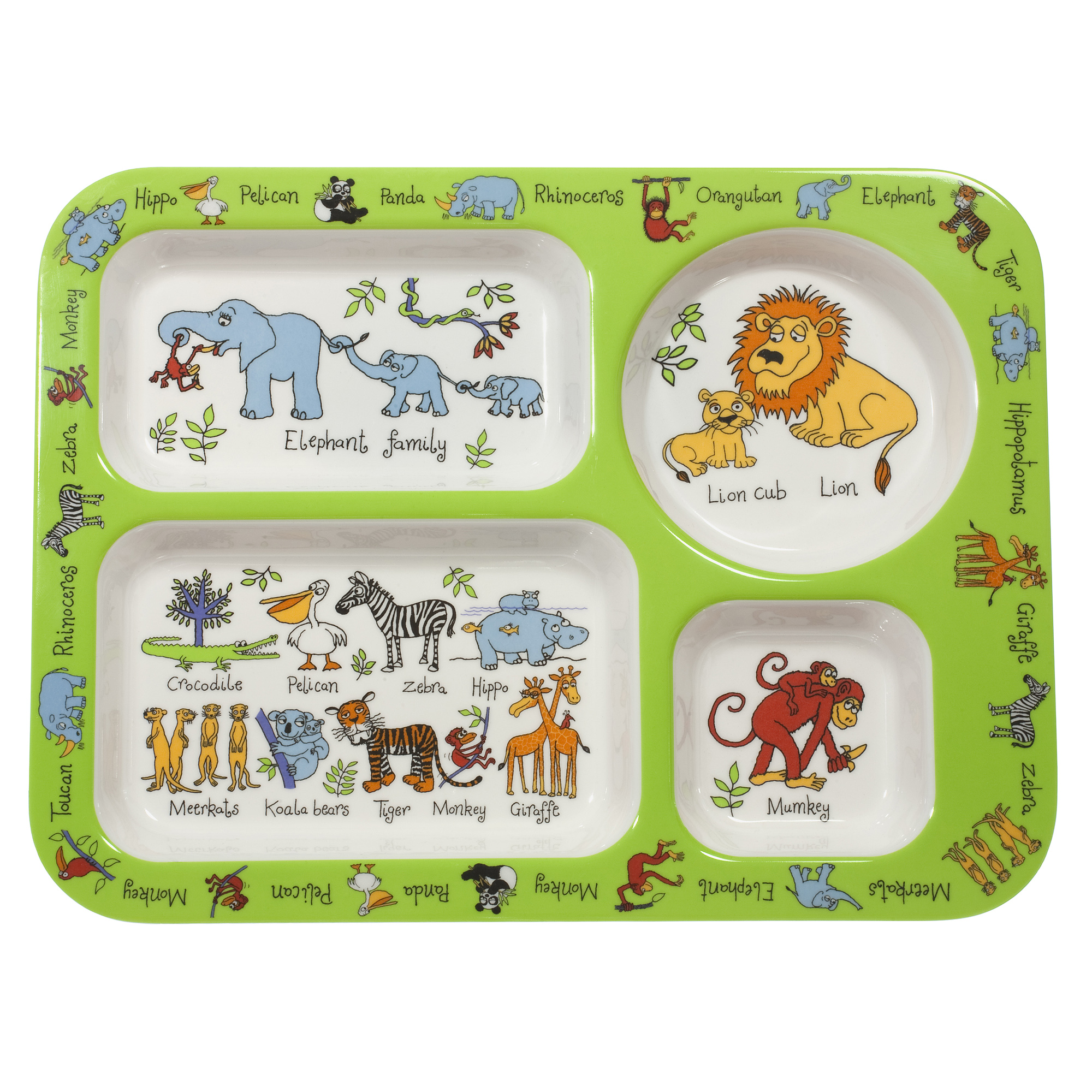 Jungle Compartment Tray