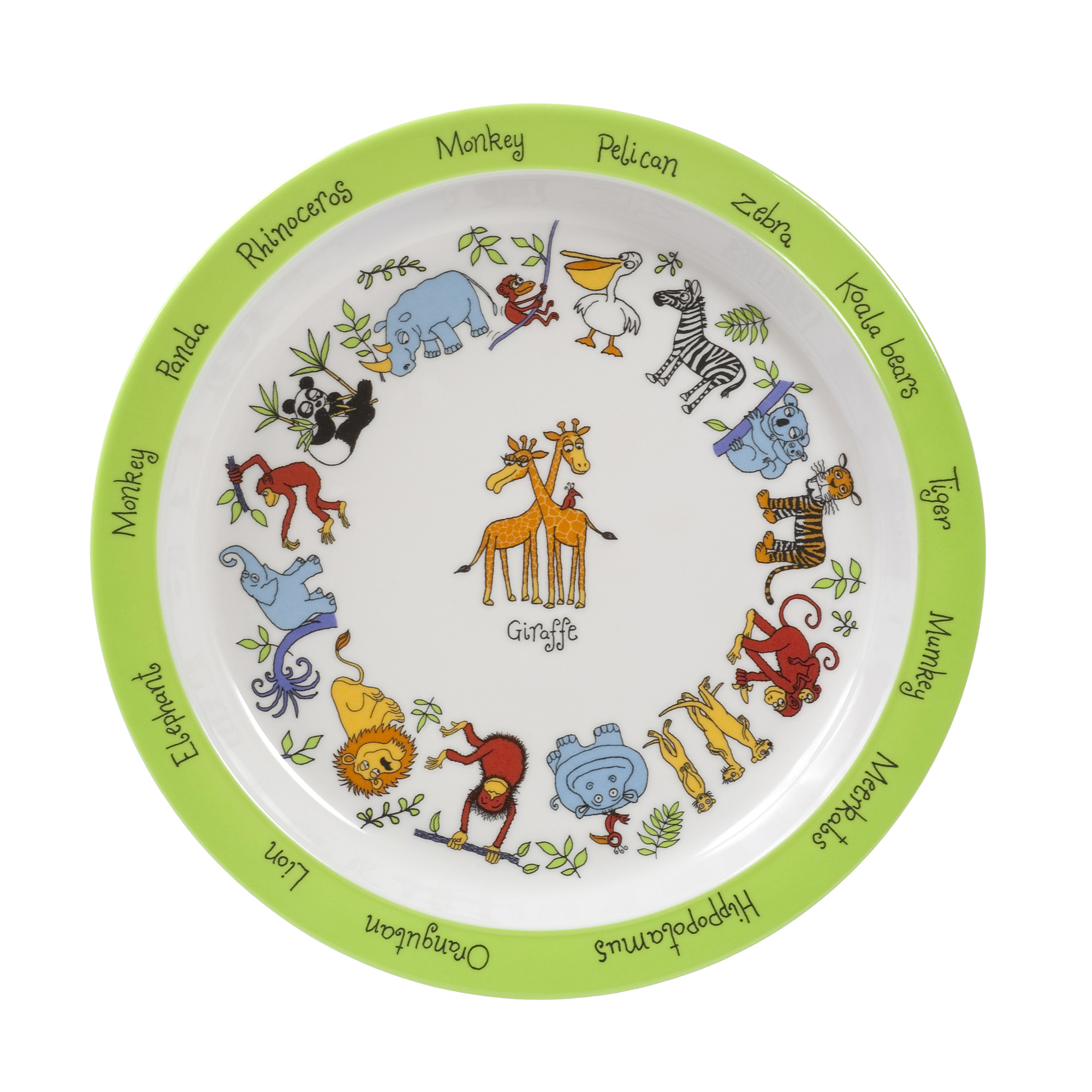 Jungle Melamine Plate