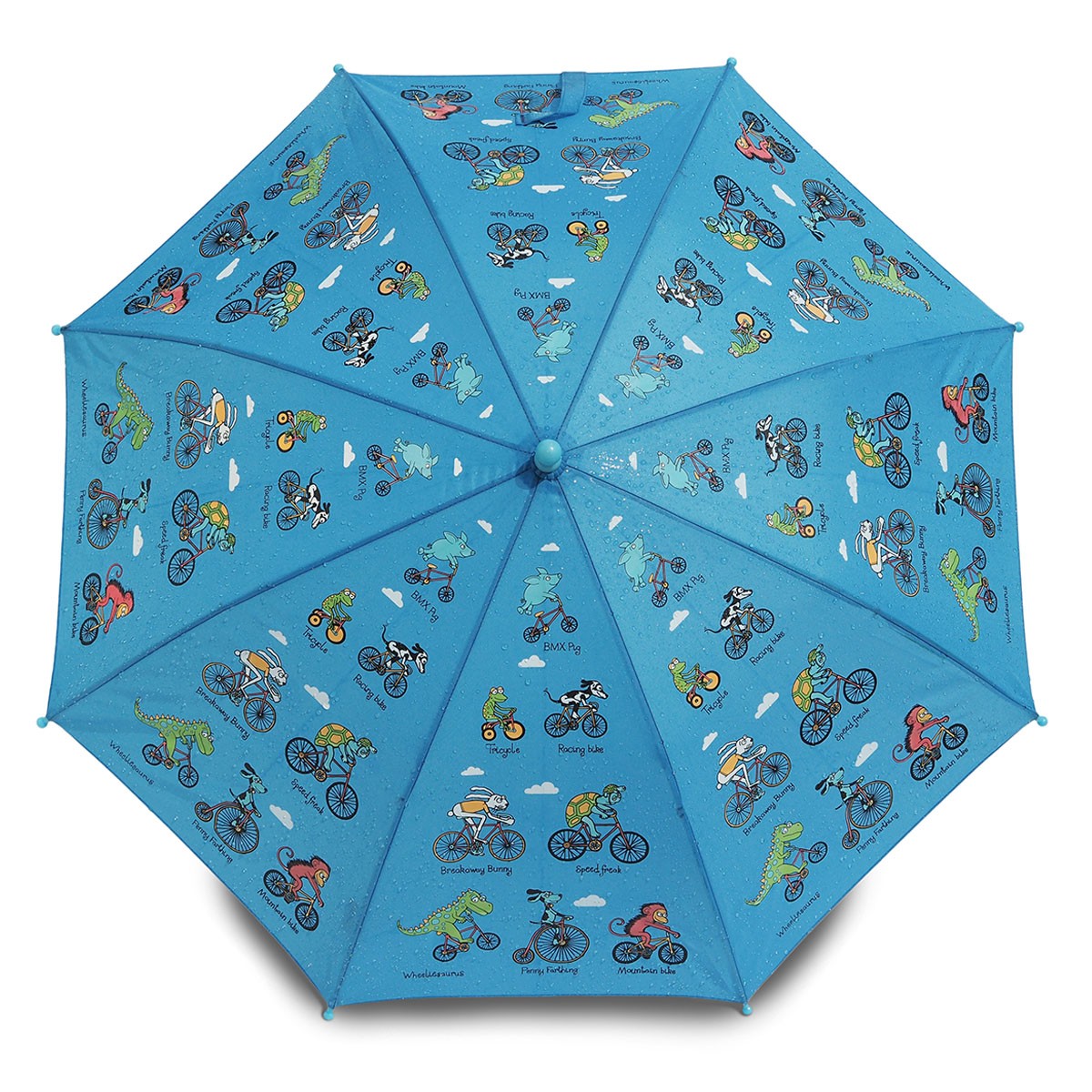 Animals on Bikes Magic Colour Changing Umbrella