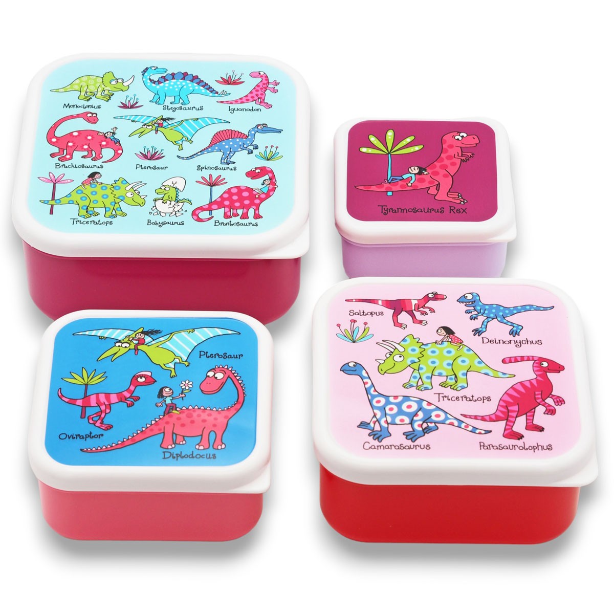 Set of 4 Farm Snack Boxes For Kids