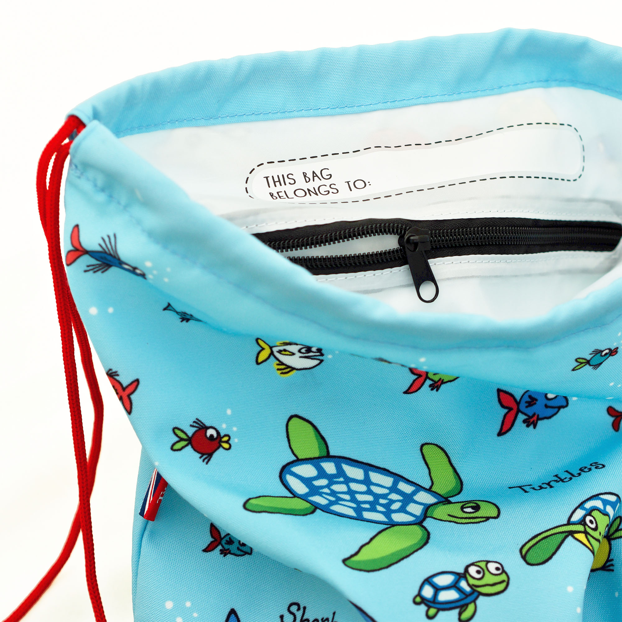  Kids Ocean Waterproof Drawstring Bag - Recycled