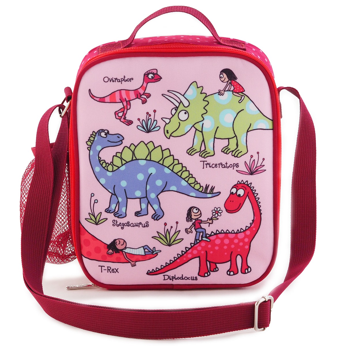 Dinosaur Pink Lunch Bag - Recycled!