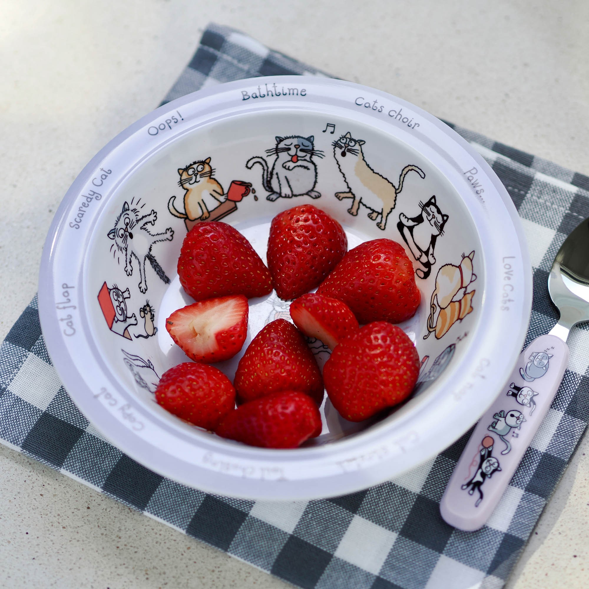Cats Melamine Bowl