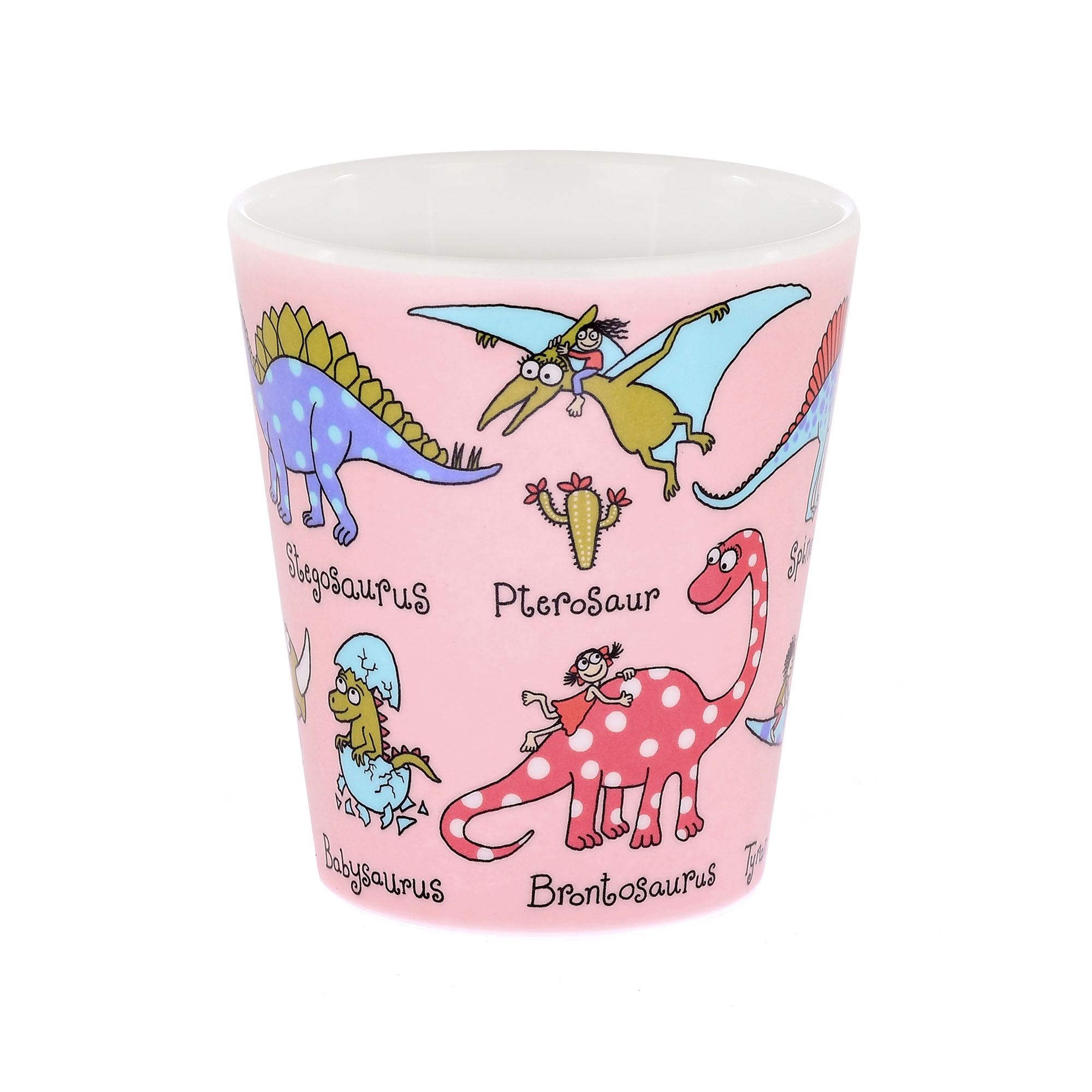 Dinosaurs Pink Melamine Beaker