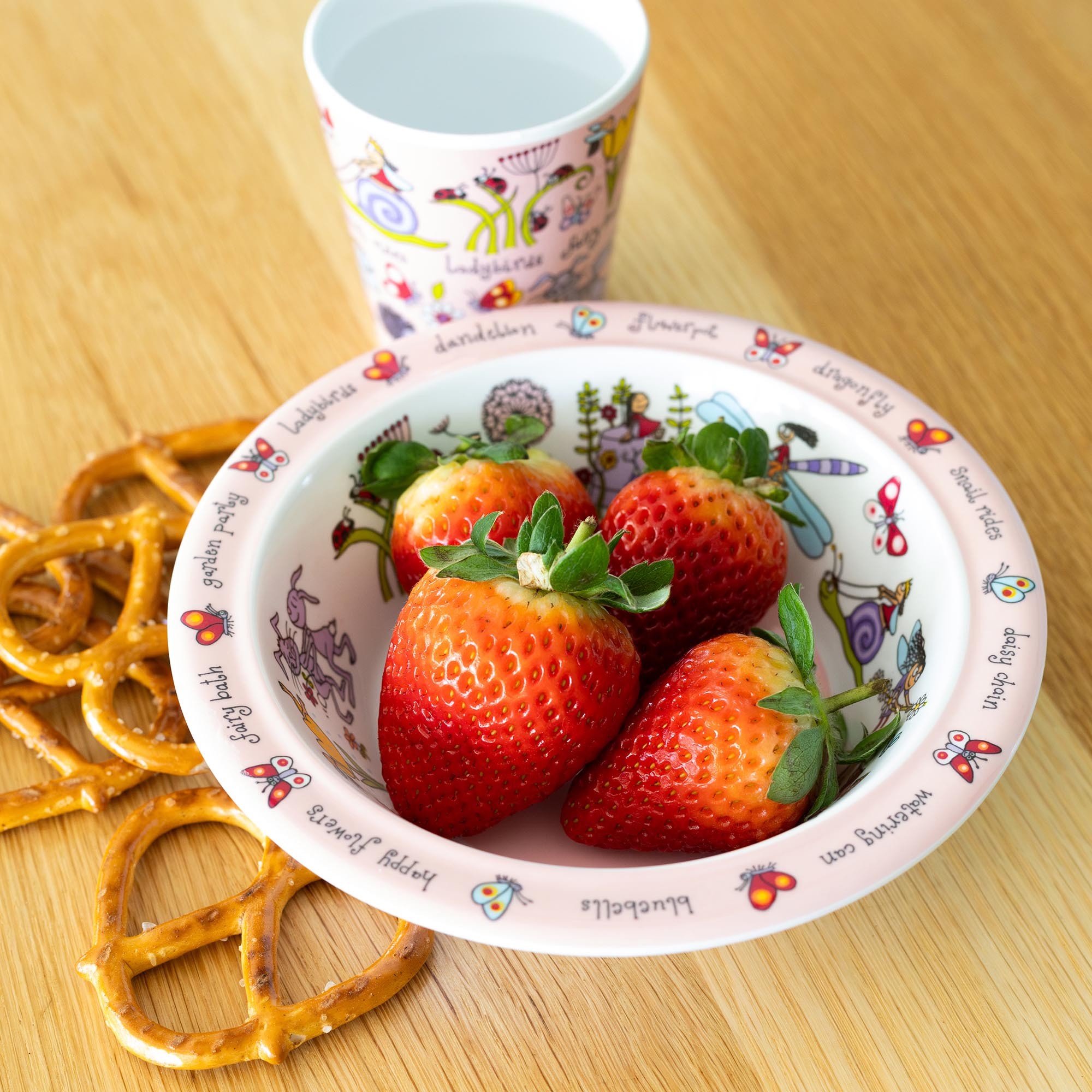 Secret Garden Melamine Bowl