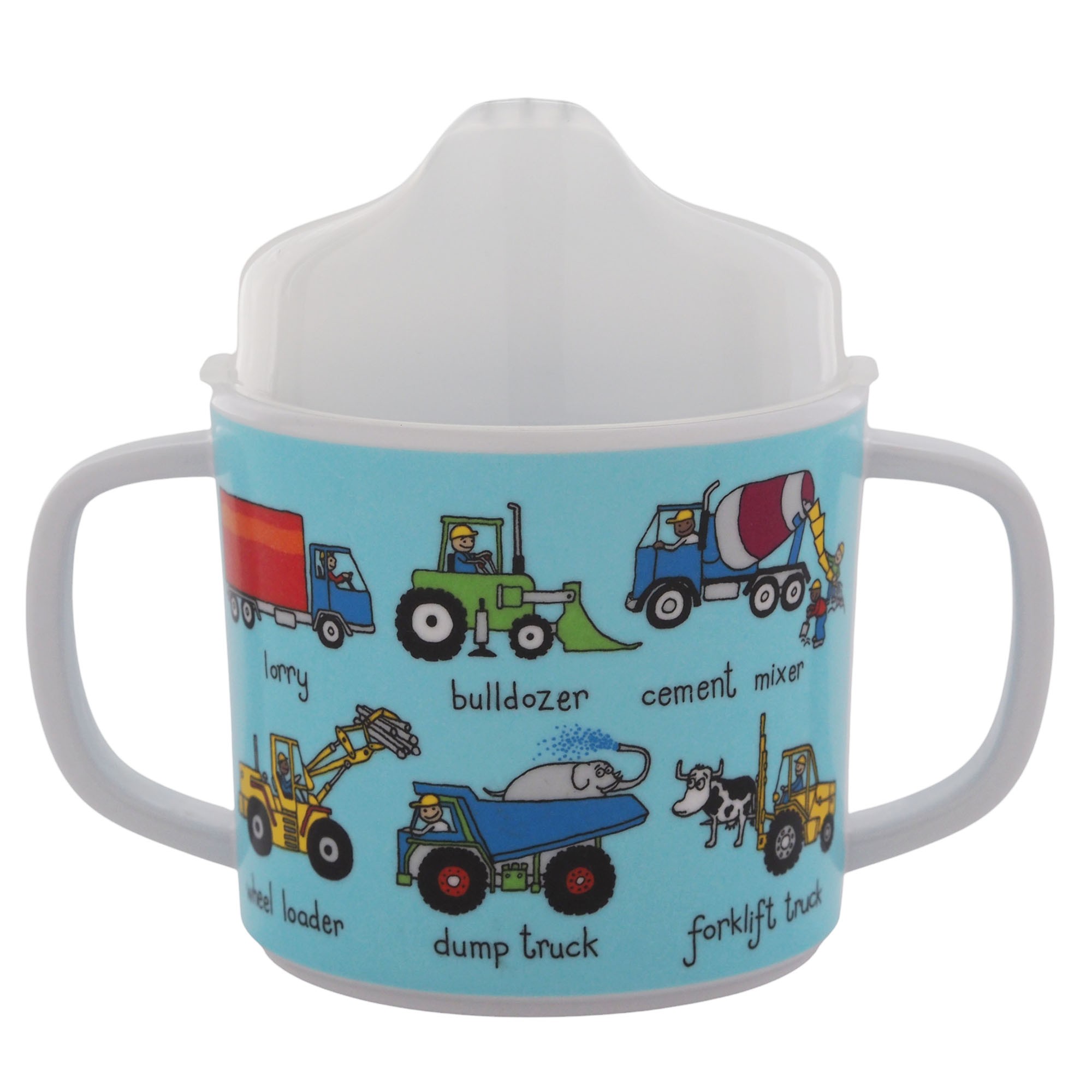 Trucks Two-Handled Toddler Sippy Cup 