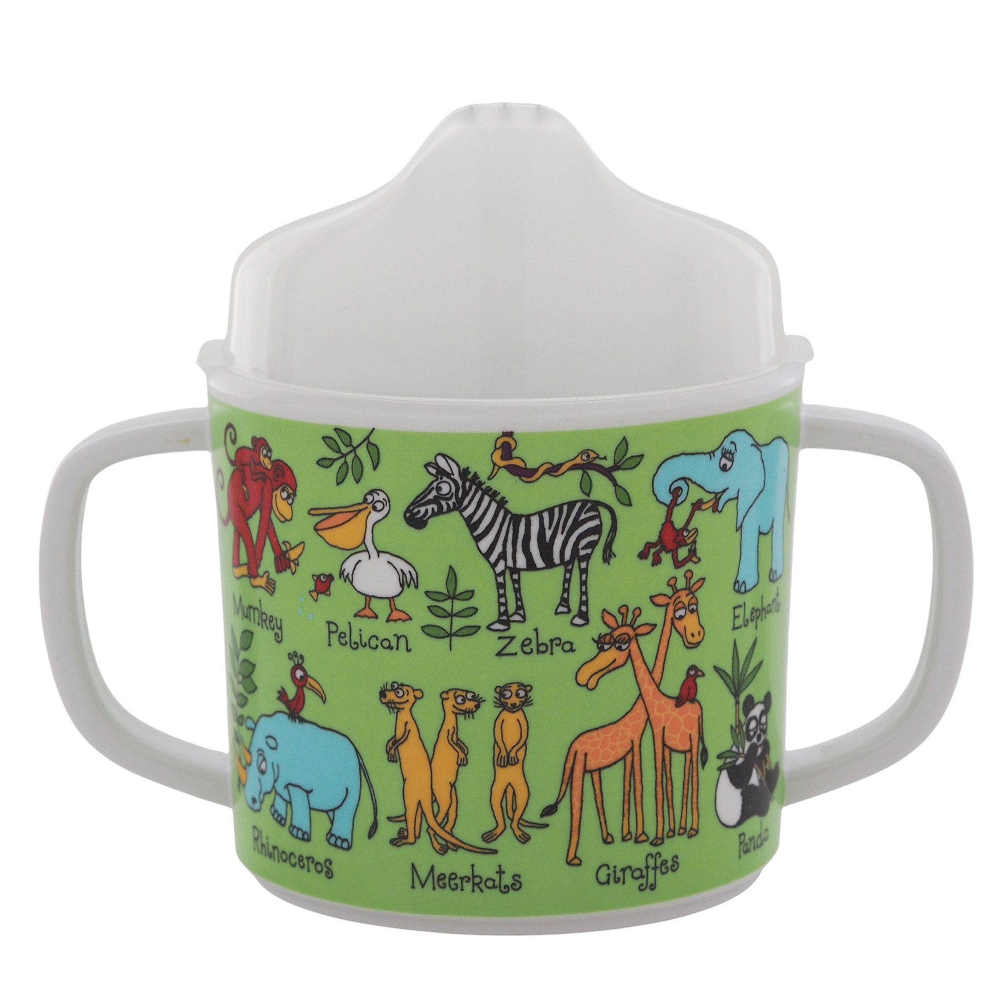 Jungle Two-Handled Toddler Sippy Cup 