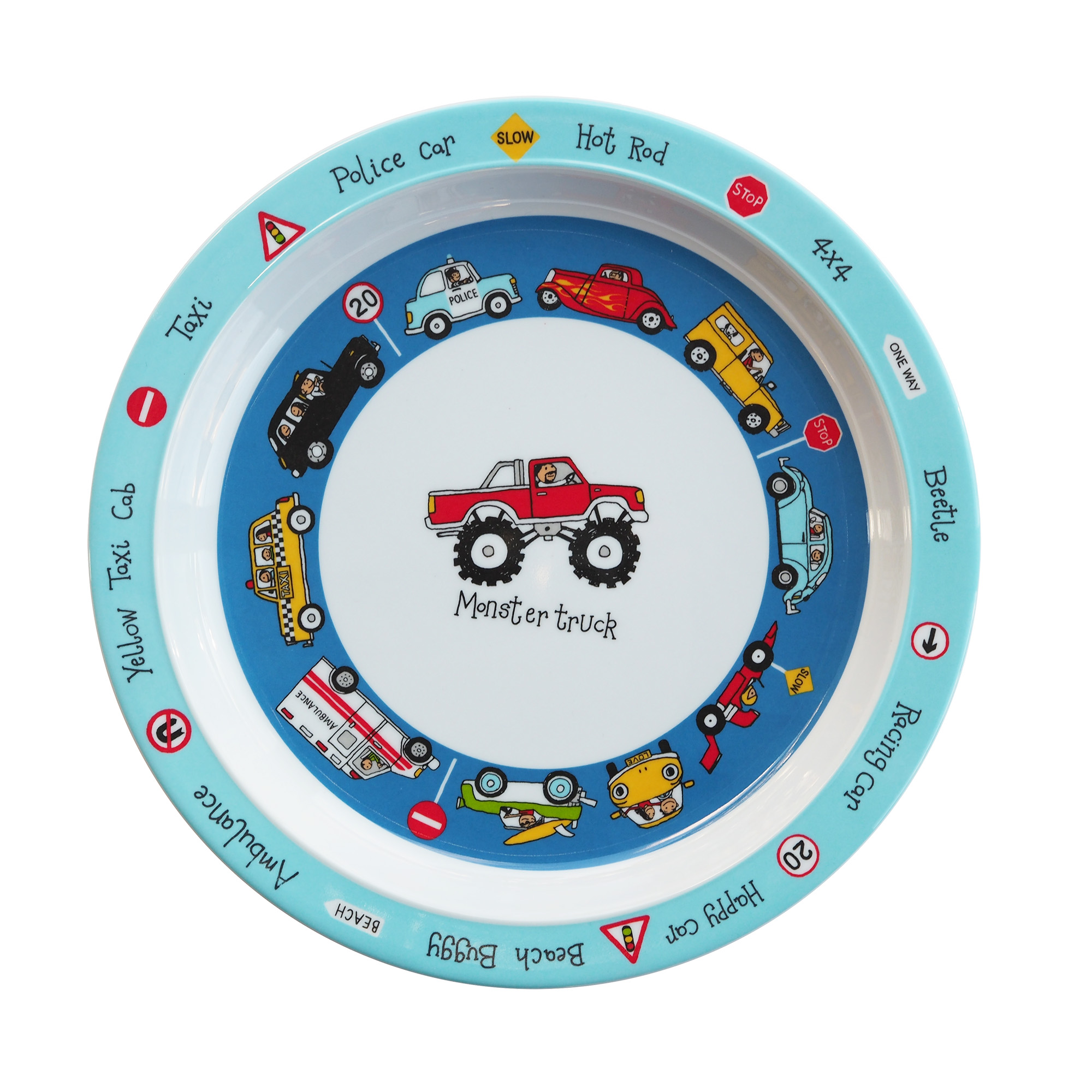 Cars design melamine beaker