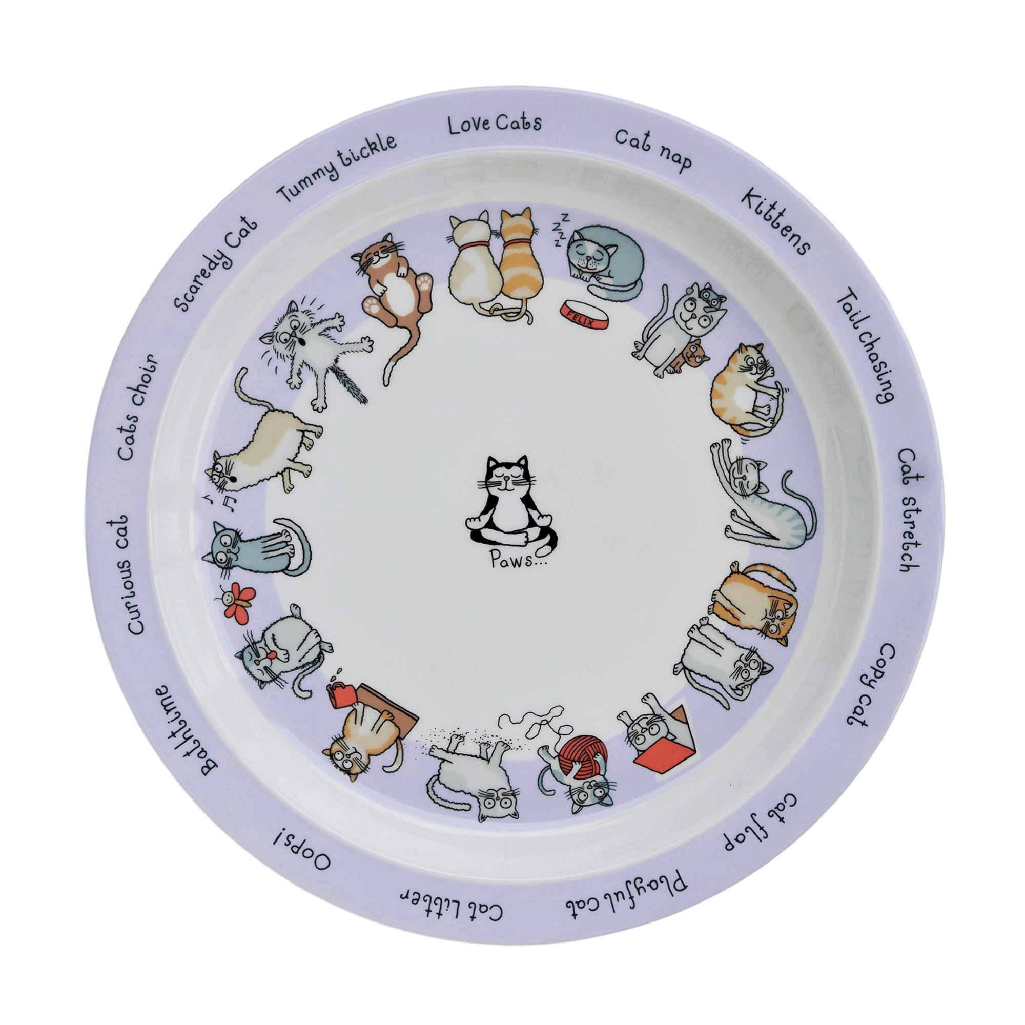 Cats Melamine Plate