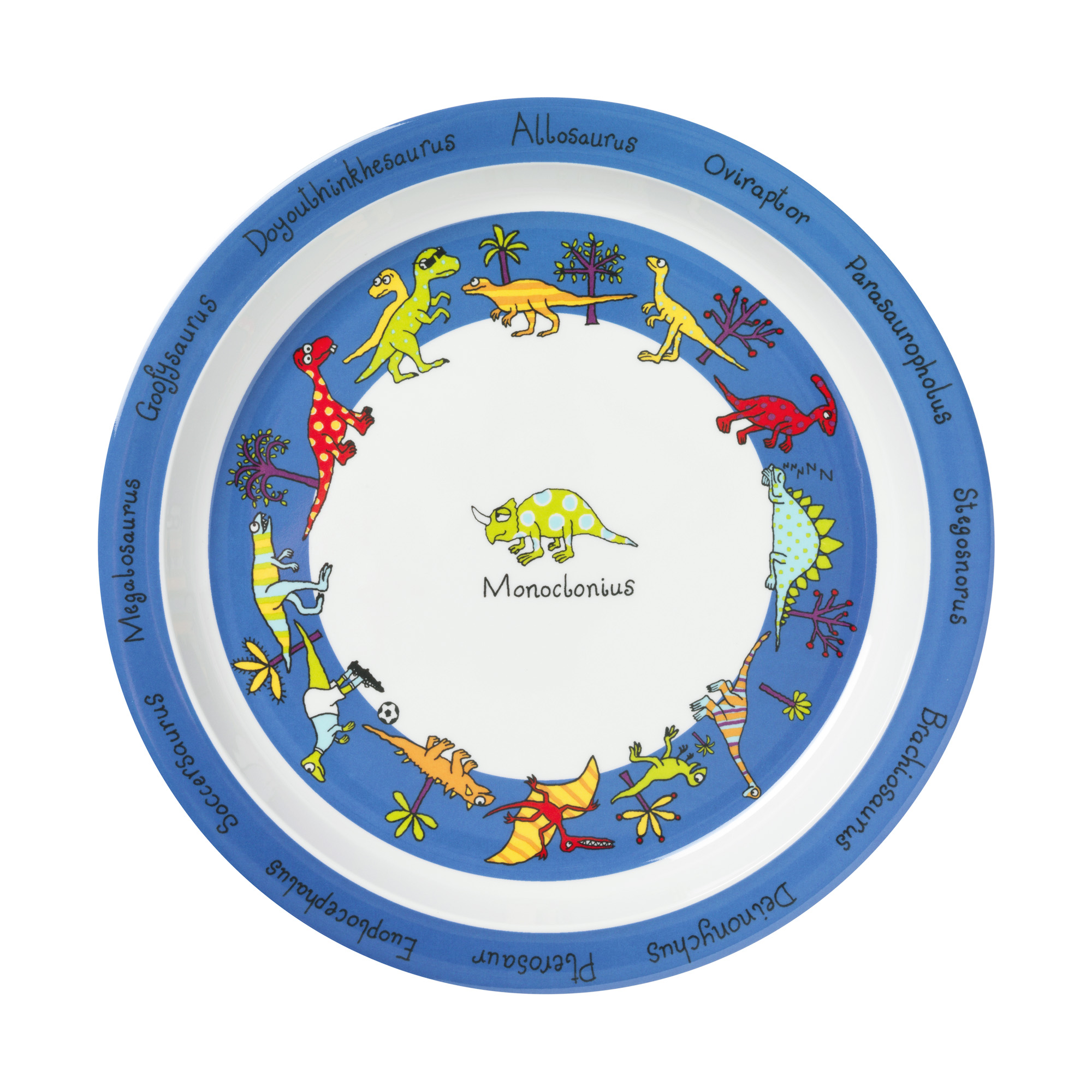 Dinosaurs Melamine Plate