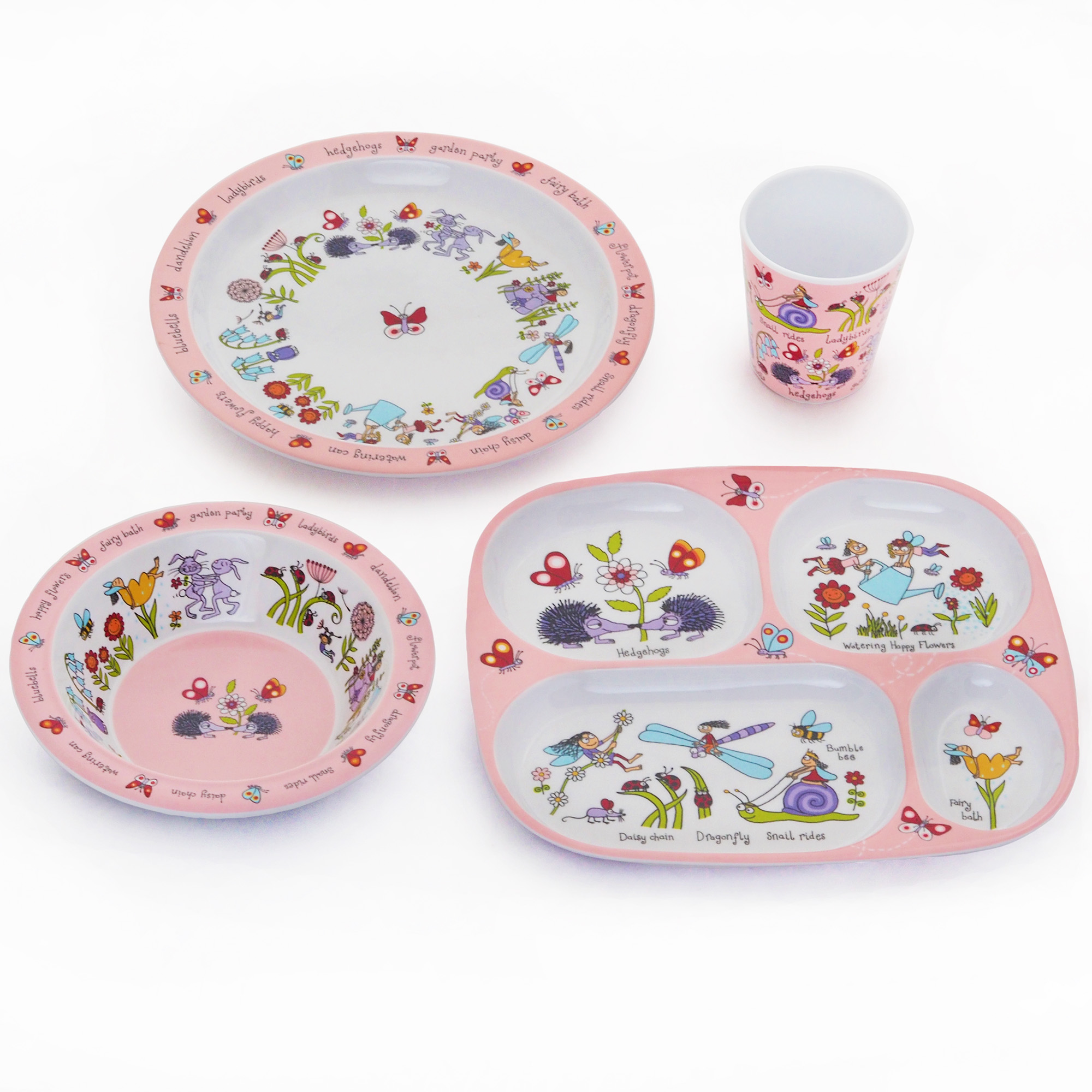 Secret Garden Melamine Plate
