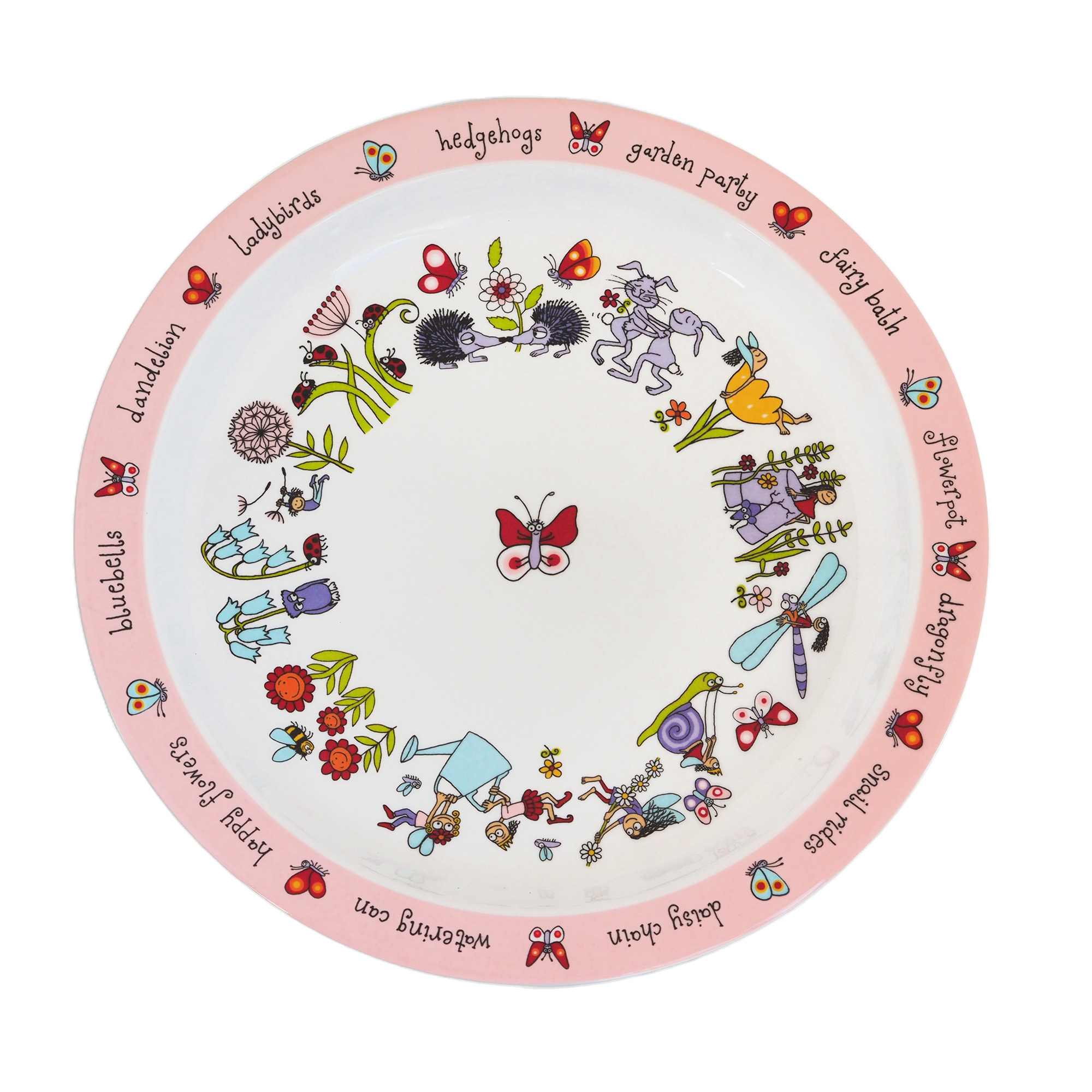 Secret Garden Melamine Plate