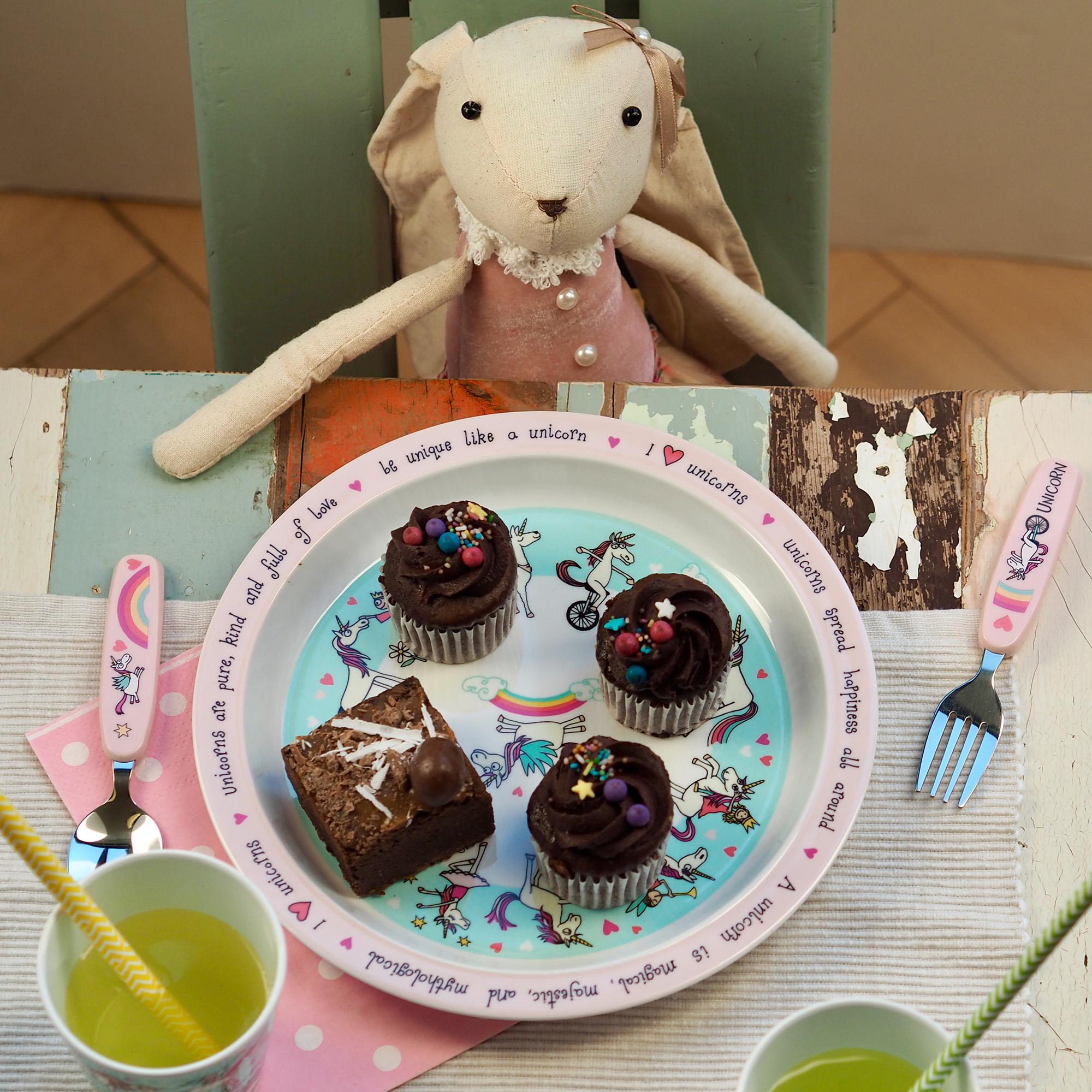 Unicorn Melamine Plate